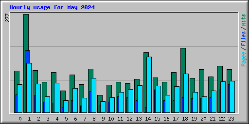Hourly usage for May 2024