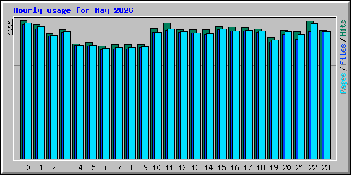 Hourly usage for May 2026
